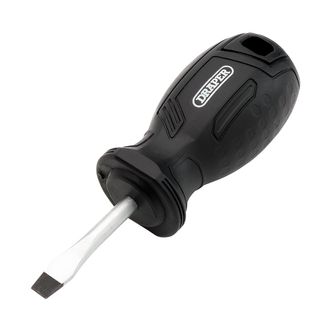 Draper 13527 Slotted Hard Grip Screwdriver, 5.5 x 38mm