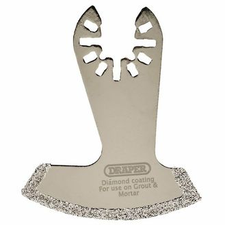 Draper 70473 Oscillating Multi-Tool Diamond Coated Cutting Blade, 52mm