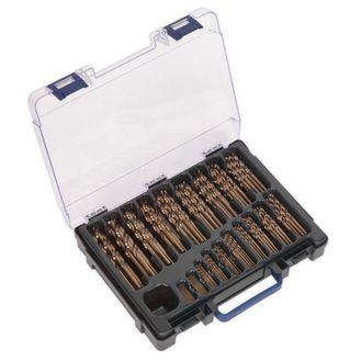 Sealey DBS170CB HSS Cobalt Fully Ground Drill Bit Assortment 170pc 1-10mm
