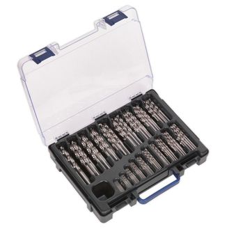 Sealey DBS170FG HSS Fully Ground Drill Bit Assortment 170pc 1-10mm