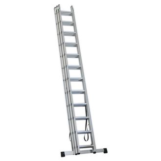 Sealey ACL312 Aluminium Extension Combination Ladder 3x12 EN 131