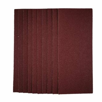 Draper 55964 1/2 Sanding Sheets, 115 x 280mm, 40 Grit (Pack of 10)