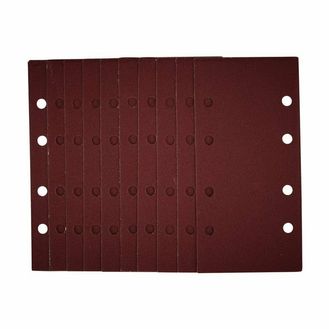 Draper 54869 1/3 Sanding Sheets with Hook and Loop, 93 x 190mm, 120 Grit (Pack of 10)