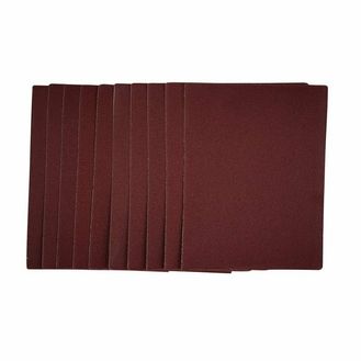 Draper 54733 1/4 Sanding Sheets, 115 x 150mm, 120 Grit (Pack of 10)