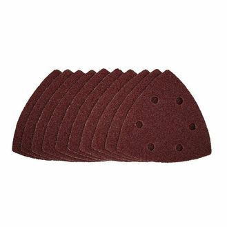 Draper 41694 Delta Sanding Sheets with Hook and Loop, 93mm, 40 Grit (Pack of 10)