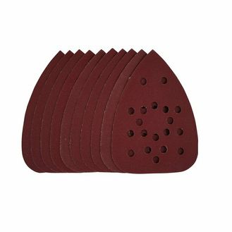 Draper 43387 Detail Sanding Sheets with Hook and Loop, 140mm, 240 Grit, SSD3 (Pack of 10)