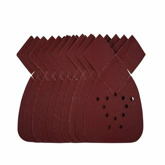 Draper 44078 Detail Sanding Sheets with Hook and Loop, 140mm, 240 Grit, SSD4 (Pack of 10)