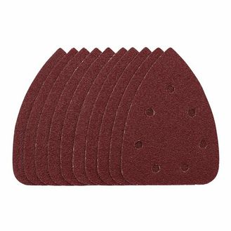 Draper 08611 Detail Sanding Sheets with Hook and Loop, 140mm, 40 Grit, SSD6 (Pack of 10)