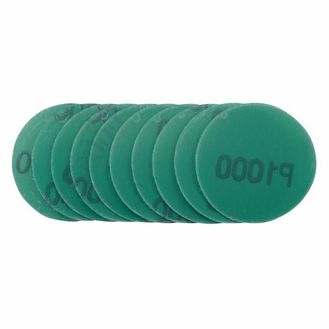 Draper 01109 Wet and Dry Sanding Discs with Hook and Loop, 50mm, 1000 Grit (Pack of 10)