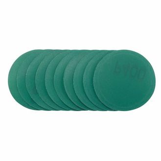 Draper 01070 Wet and Dry Sanding Discs with Hook and Loop, 50mm, 400 Grit (Pack of 10)