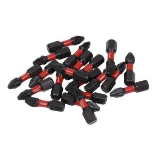 Sealey AK8273 Pozi #2 Impact Power Tool Bits 25mm - 20pc