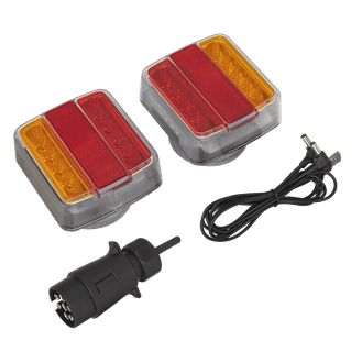 Sealey TB18LEDW Wireless LED Trailer Light Set 2pc