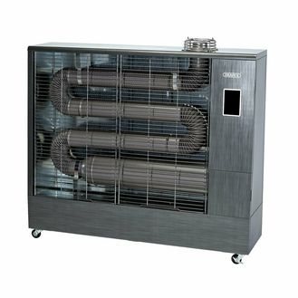 Draper 18104 230V Far Infrared Diesel Heater with Flue Kit, 67,500 BTU/19.8kW