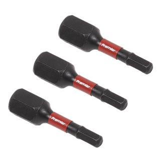 Sealey AK8211 Hex 3mm Impact Power Tool Bits 25mm - 3pc