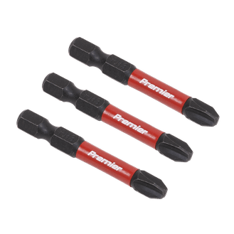 Sealey AK8231 Phillips #3 Impact Power Tool Bits 50mm - 3pc