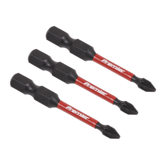 Sealey AK8232 Pozi #1 Impact Power Tool Bits 50mm - 3pc