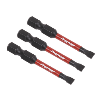 Sealey AK8226 Slotted 4.5mm Impact Power Tool Bits 50mm - 3pc