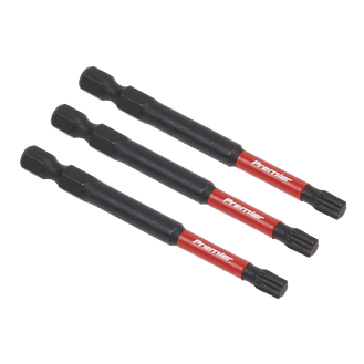 Sealey AK8269 TRX Star* T27 Impact Power Tool Bits 75mm - 3pc