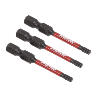 Sealey AK8241 TRX-Star* T15 Impact Power Tool Bits 50mm - 3pc