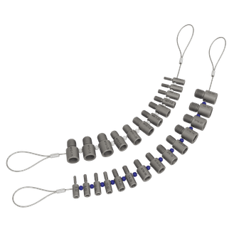 Sealey AK70NBC Thread Checker Nut &amp; Bolt Checker Imperial/Metric