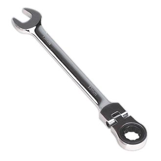 Sealey FHRCW13 Flexi-Head Ratchet Combination Spanner 13mm