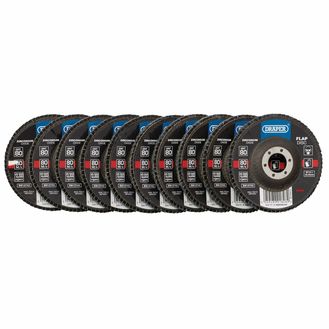 Draper 84042 Zirconium Oxide Flap Disc, 115 x 22.23mm, 80 Grit