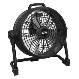 Sealey HVD16C 2-in-1 Cordless/Corded High Velocity Drum Fan 16" 230V/20V SV20 Series