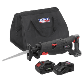Sealey CP20VRSXKIT1 Brushless Reciprocating Saw 20V 4Ah SV20 Series Kit