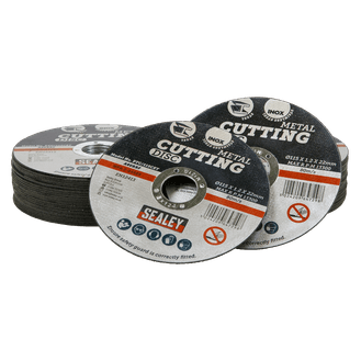 Sealey PTC115CET50 Cutting Disc Ø115 x 1.2mm Ø22mm Bore - Pack of 50