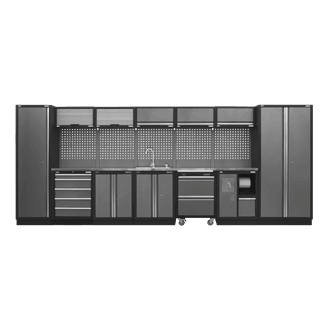 Sealey APMSSTACK17SS Superline Pro 4.9m Storage System - Stainless Worktop