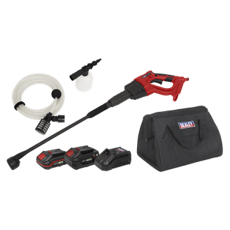 Sealey CP20VPWKIT Cordless Pressure Washer 20V SV20 Series - 2 Batteries