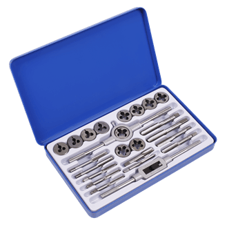 Sealey AK3024IMP Tap &amp; Die Set Split Imperial 24pc
