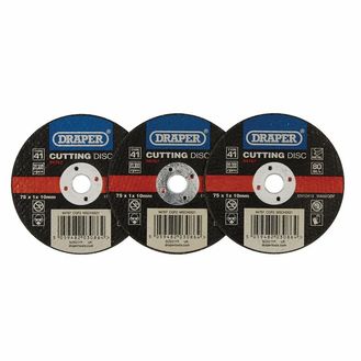Draper 94767 Metal Cutting Disc, 75 x 1 x 10mm