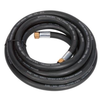 Sealey AH5R/12 Air Hose 5m x &amp;#8709;13mm with 1/2"BSP Unions Extra Heavy-Duty