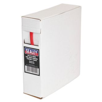 Sealey HST4812R Heat Shrink Tubing Red &amp;#8709;4.8-2.4mm 12m