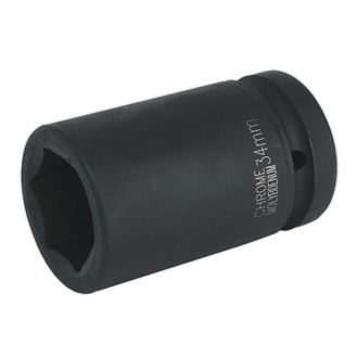 Sealey IS134D Impact Socket 34mm Deep 1"Sq Drive