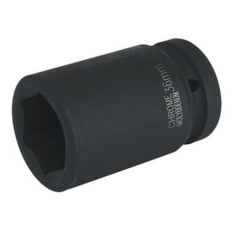 Sealey IS136D Impact Socket 36mm Deep 1"Sq Drive