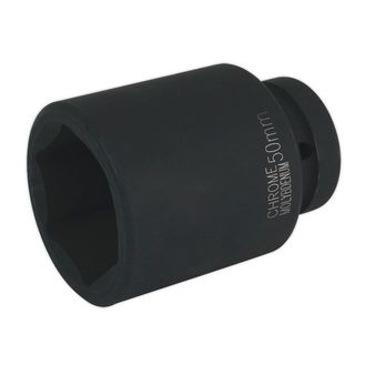 Sealey IS150D Impact Socket 50mm Deep 1"Sq Drive