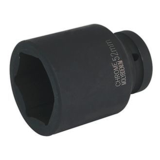 Sealey IS152D Impact Socket 52mm Deep 1"Sq Drive