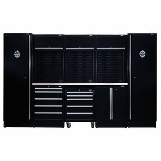 Draper 04402 BUNKER® Modular Storage Combo with Stainless Steel Worktop (16 Piece)