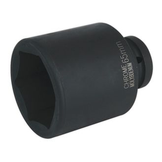 Sealey IS165D Impact Socket 65mm Deep 1"Sq Drive