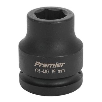 Sealey IS3419 Impact Socket 19mm 3/4"Sq Drive