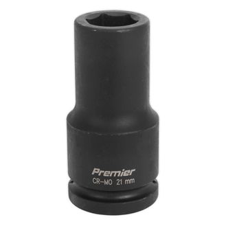 Sealey IS3421D Impact Socket 21mm Deep 3/4"Sq Drive