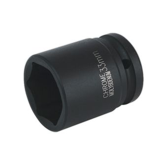 Sealey IS3433 Impact Socket 33mm 3/4"Sq Drive