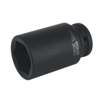 Sealey IS3436D Impact Socket 36mm Deep 3/4"Sq Drive