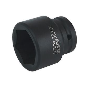 Sealey IS3438 Impact Socket 38mm 3/4"Sq Drive