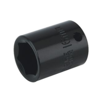 Sealey IS3816 Impact Socket 16mm 3/8"Sq Drive