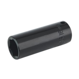Sealey IS3816D Impact Socket 16mm Deep 3/8"Sq Drive