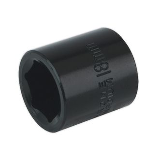Sealey IS3818 Impact Socket 18mm 3/8"Sq Drive
