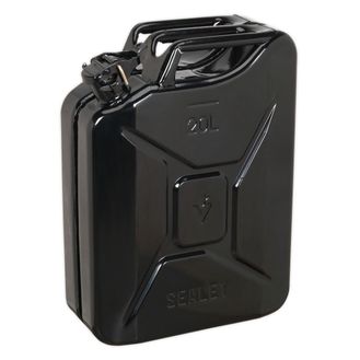 Sealey JC20B Jerry Can 20ltr - Black